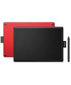 Wacom CTL-672/K0-CX Medium 8.5-inch x 5.3-inch Graphic Tablet (Red and Black)