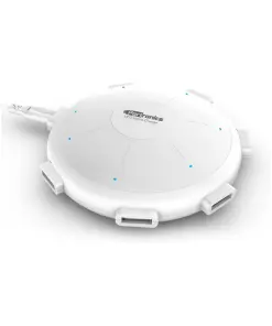 Portronics POR 343 UFO USB Home Charger 6 Ports 8A Charging Station For Smartphones And Tablets - White