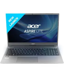 Acer Aspire Lite 11th Gen Intel Core i5-1155G7 Thin and Light Laptop (8 GB RAM/512GB SSD/Intel Iris Xe Graphics, Win 11 Home) AL15-51, 39.62cm (15.6") Full HD Display, Metal Body, Steel Gray