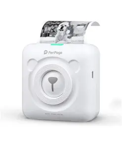 PeriPage Pocket Printer; Wireless Bluetooth Portable Thermal Printer With Paper Roll For Picture, Label, Memo, Receipt Printing