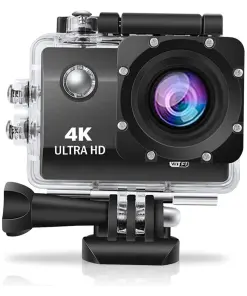 TECHDASH® Outdoor Camcorder Action Camera Waterproof 4K Sport Camera for Bike Cycling Accessories