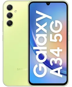 Samsung Galaxy A34 5G (Awesome Lime, 8GB, 128GB Storage)