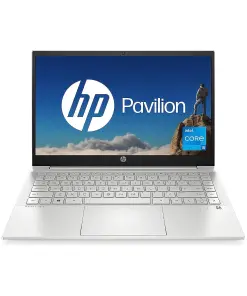 HP Pavilion 14, 11th Gen Intel Core i5-1155G7, 14-inch (35.6 cm), FHD, 16GB DDR4, 512GB SSD, Intel Iris Xe Graphics, FPR, Backlit KB, Audio by B&O (Win 11, MSO 2019, Silver, 1.41 kg), dv1001TU