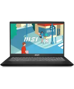 MSI Modern 15, Intel 13th Gen. i7-1355U, 40CM FHD 60Hz Laptop (16GB/512GB NVMe SSD/Windows 11