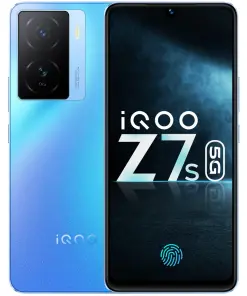 iQOO Z7s 5G by Vivo (Norway Blue, 8GB RAM, 128GB Storage)  Ultra Bright AMOLED Display