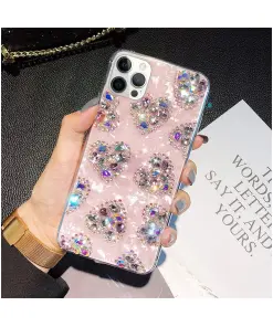 Compatible With iPhone 12 Pro Max Shell Pattern Marble Protective Cover Case