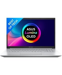 ASUS Vivobook Pro 15 OLED, AMD Ryzen 7 5800H, 15.6" (39.6 cm) OLED, Thin & Light Laptop (16GB/1TB SSD/4GB NVIDIA GeForce RTX 3050/Windows 11/Office 2021/Fingerprint/Silver/1.65 kg)