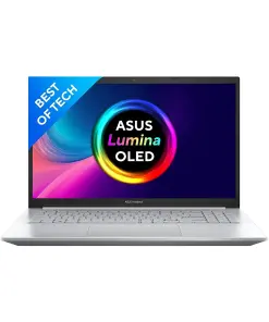 ASUS Vivobook Pro 15 OLED, AMD Ryzen 7 5800H, 15.6" (39.6 cm) OLED, Thin & Light Laptop (16GB/1TB SSD/4GB NVIDIA GeForce RTX 3050/Windows 11/Office 2021/Fingerprint/Silver/1.65 kg)