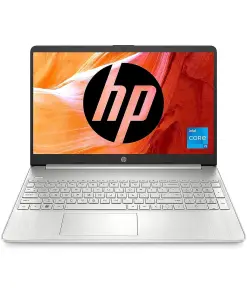 HP Laptop 15s, 12th Gen Intel Core i5-1235U, 15.6-inch (39.6 cm), FHD, 8GB DDR4, 512GB SSD, Intel Iris Xe Graphics, Backlit KB, Thin & Light (Win 11, MSO 2021, Silver, 1.69 kg), fq5111TU