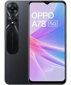 Oppo A78 5G (Glowing Black, 8GB RAM, 128 Storage) 5000 Battery With 33W SUPERVOOC Charger