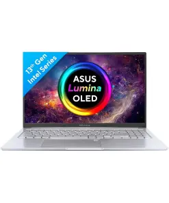 ASUS Vivobook 15 OLED (2023), Intel Core i5-1335U 13th Gen, 15.6" (39.62 cm) FHD OLED, Thin and Light Laptop (16GB/512GB/Win11/Office 2021/Fingerprint/Silver