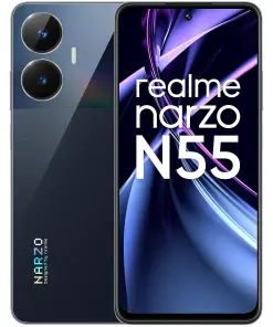 Realme Narzo N55 (Prime Black, 4GB+64GB) 33W Segment Fastest Charging