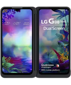 (Refurbished) LG G8X | Dual Screen (Aurora Black, Dual OLED Screens)