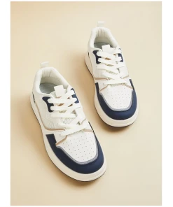 Stylish Men’s Colourblock Sneakers with Comfortable Cushioned Sole and Modern Design