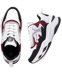 Trendy Men’s Lace Up Running Sneakers with Modern Design and Flexible Grip Support