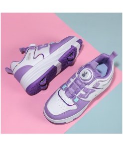 Removable Roller Skates Sneakers for Women Comfortable and Versatile
