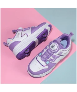 Removable Roller Skates Sneakers for Women Comfortable and Versatile