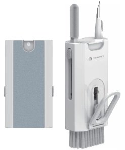 Portronics Clean Multifunctional 8-in-1 Gadget Cleaning Kit With Mobile Holder For Smartphone, Tablet, Laptop, Earbuds