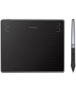 HUION HS64 Graphics Drawing Tablet Battery-Free Stylus Android Windows macOS With 6.3 x 4in Working Area Pen Tablet for Linux, Mac, Windows PC and Android