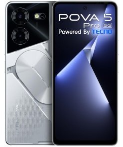 Pova 5 Pro 5G (Silver Fantasy, 8GB RAM,256GB Storage) Segment 1st 68W Ultra Fast Charging