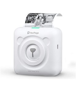 PeriPage Pocket Printer; Wireless Bluetooth Portable Thermal Printer With Paper Roll For Picture, Label, Memo, Receipt Printing