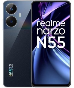 Realme Narzo N55 (Prime Black, 4GB+64GB) 33W Segment Fastest Charging