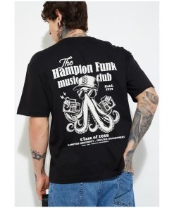 Oversized Streetwear Printed T-shirt for Men