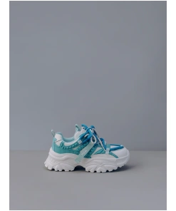 Elegant Womens Teal Envi Victori Sneakers with Breathable Upper and Cushioned Fit