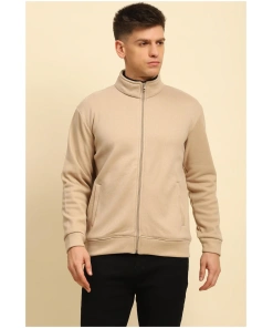 Casual Solid Fawn Sweatshirt for Daily Wear